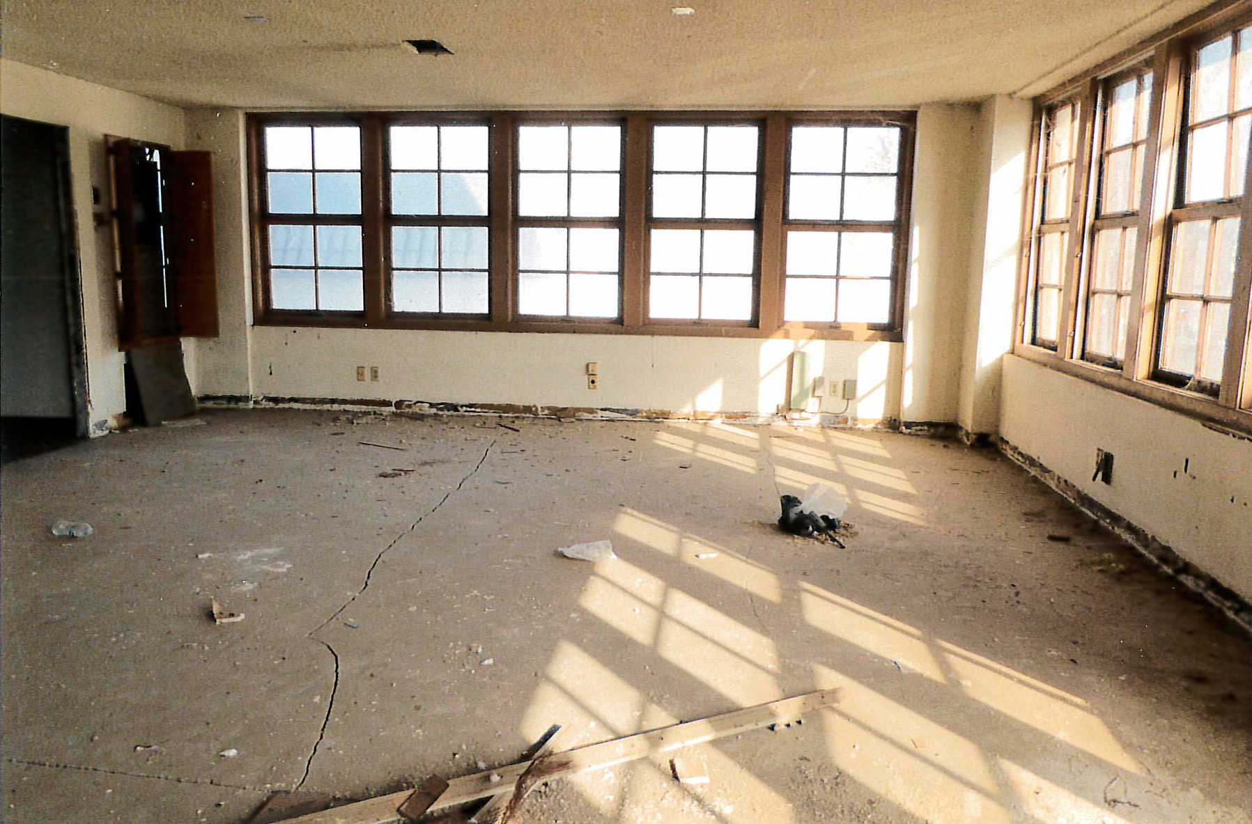 Corner view of mezzanine multipurpose room 